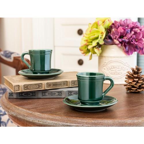 

Beaute Набор из 2 кофейных чашек - зеленый