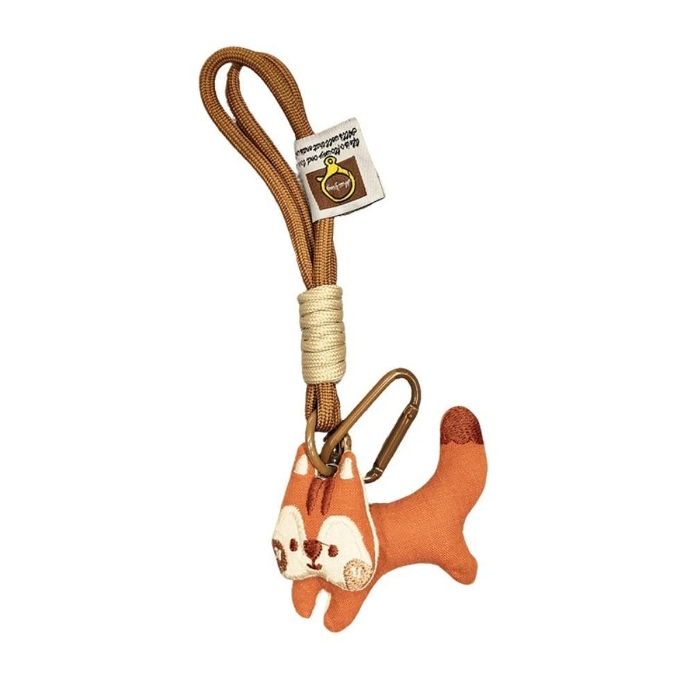 

Cartoon Squirrel Doll Keychain Kawaii Bag Hanging Charm Fashion Squirrel Pendant Gifts Orange Style 1