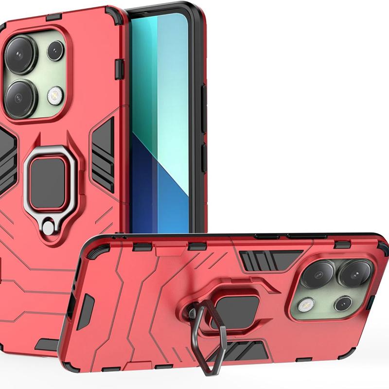 [360° otočný stojan] [Ochrana proti pádu na vojenské úrovni] Kryt Magnetický držák na telefon pouzdro do auta pro Xiaomi Redmi 13c Note 13 4G/5G 13 Pro+ 4G 5G