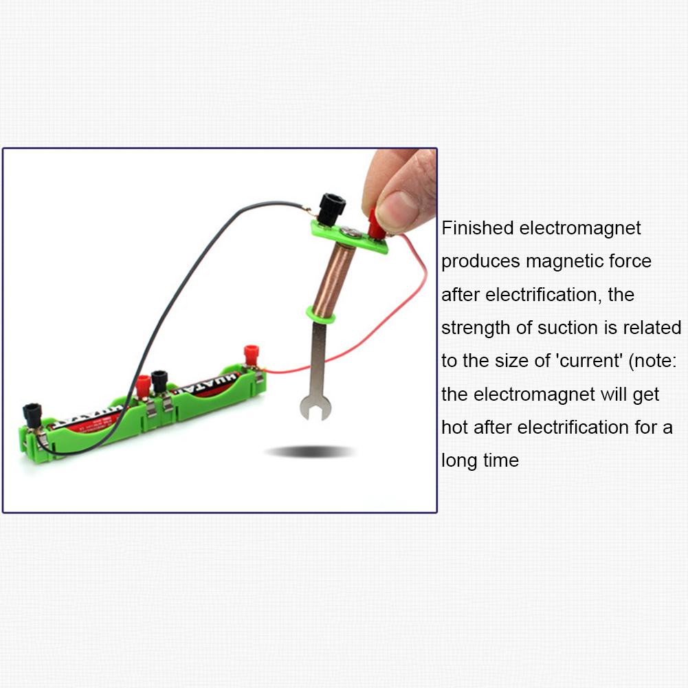 DIY fyzikální vzdělávací vědecká sada hračka elektromagnet experiment