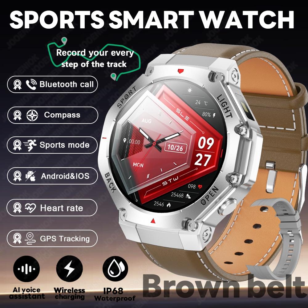Новий спортивний смарт-годинник з GPS для чоловіків PK Amazfit T-Rex 3 Bluetooth-дзвінок Смарт-годинник Компас Зовнішній Фітнес Монітор здоров'я Браслет