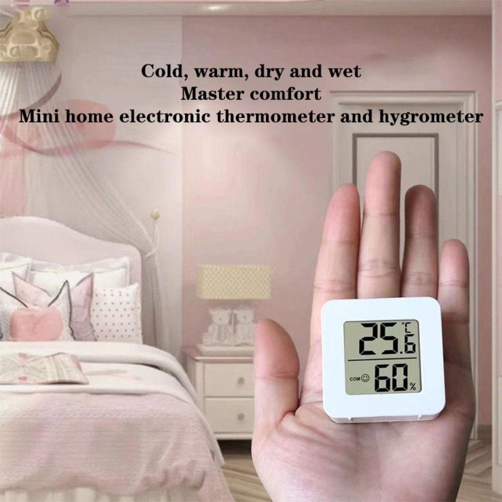 LCD Digital Thermometer Mini High Accuracy Thermo-Hygrometer Professional Baby Room Temperature Humidity Meter Household