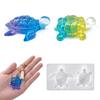 Flexible Turtles Shape Resin Mold Easy Releasing Design Silicone Texture for Epoxy Crafts and Creative Wall Decorations