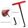 Universal Motorcycle Exhaust Spring Hook T-Shaped Handle Pipe Puller Installer Removal Repair Tool for Bike Maintenance