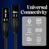 Postta XLR Cable, 10M Microphone Cable, 3-Pin XLR Microphone Cable (Male to Female) for Harmonizers, Digital Mixers, Patch Bays, Preamps, Speakers, Mi