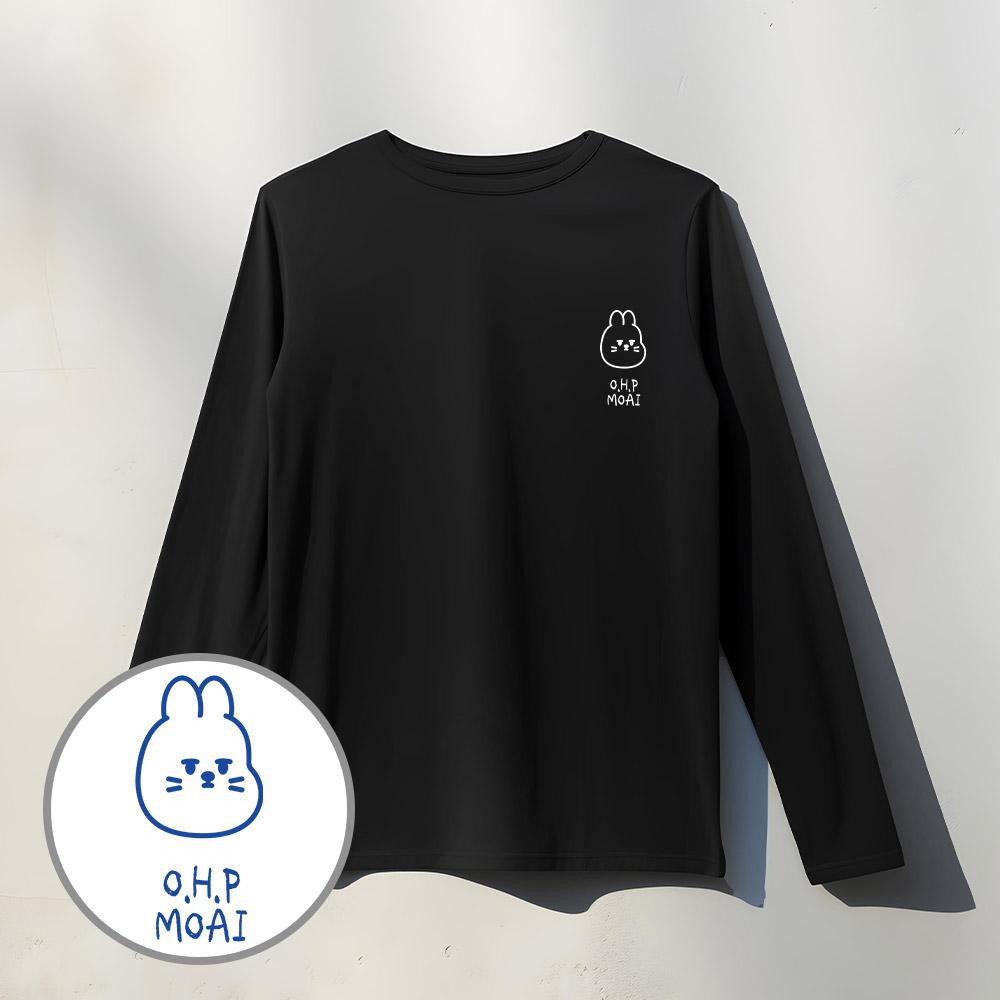 OHP Ohp X Moai Cute Rabbit Basic Long Sleeve T-Shirt