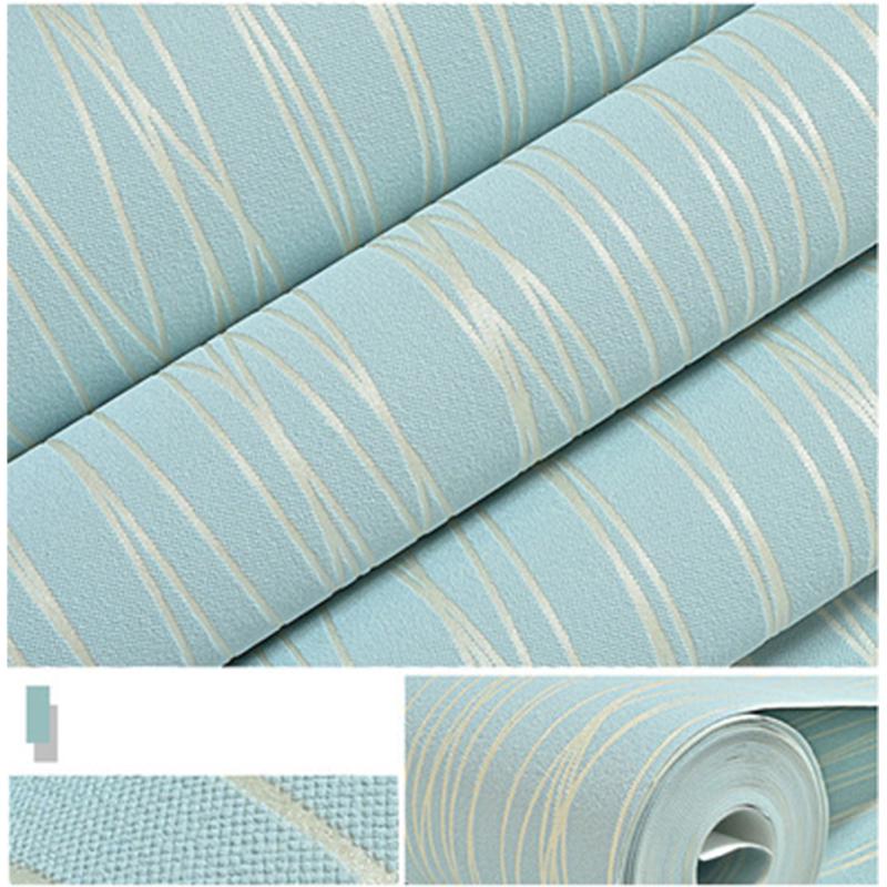 Morden 3D Non-Woven Wallpaper Vertical Stripe Stickers for Bedroom Living Room TV Background Home