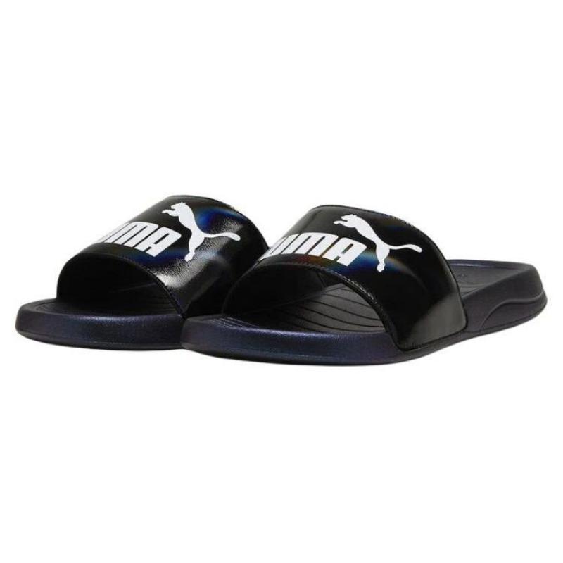 Puma Popcat 20 Unisex Non-slip Wear-resistant Slide Sandals Black 395421-02