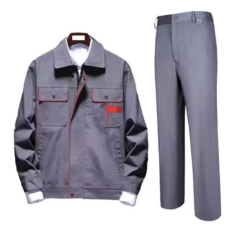 Langarm Arbeitskleidungs-Set für Damen und Herren - Strapazierfähige Uniform für Autoreparatur und Bau