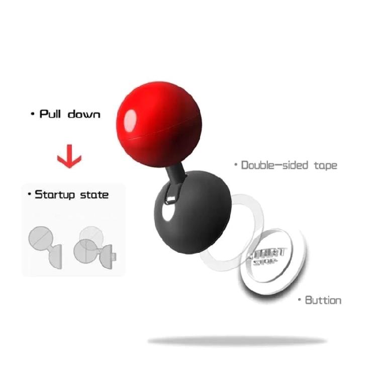 Car Engine Start Stop Button Cover Push To Start Button Joystick Pull Down Rod Ignition Cover Universally Fitment