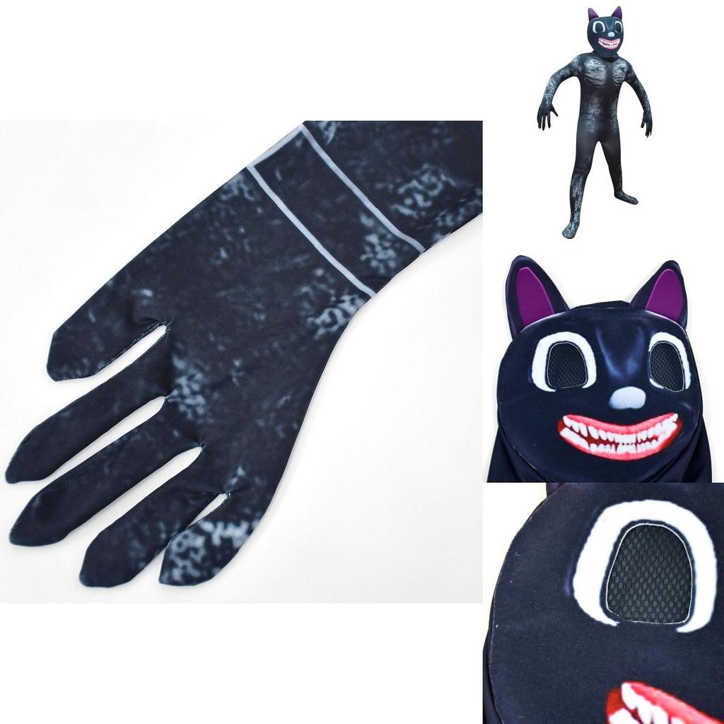 Scary Cartoon Cat Cosplay Costume Suit Perfect For Halloween Party And Theme Activities!