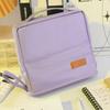 Extra Large Capacity Cosmetic Bag Multi-Compartment Multi-Layer Pen Bag High Aesthetic Solid Color Storage Bag Cosmetics