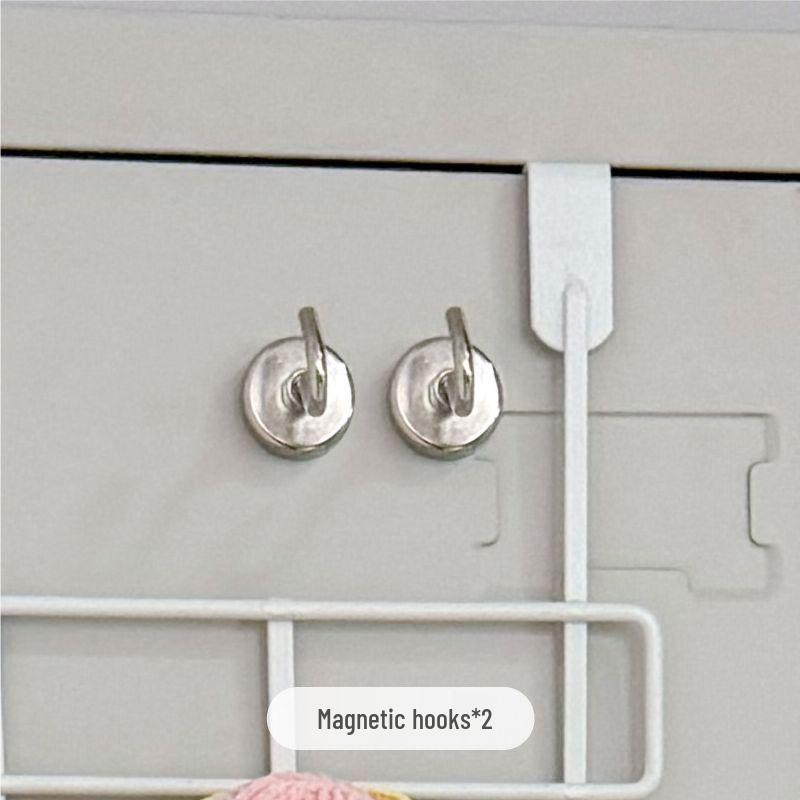 Student Dorm Metal Locker Hanging Wardrobe Organizer for Clothes, Underwear, and Socks