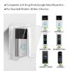 Doorbell Rain Cover Weatherproof Compatible for Ring/Blink/Google Nest Video Doorbell, Large Acrylic Doorbell Cover Protector for Outside Camera