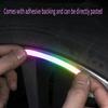 20Pcs Seven-Color Laser Wheel Hub Reflective Sticker Anti-Collision Luminous Sticker  Car