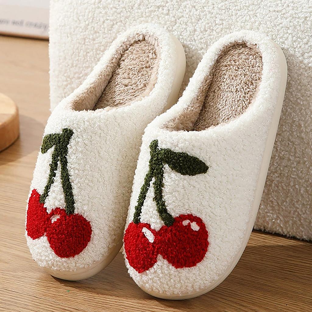 Women Home Slippers Winter Warm Home Slippers For Women Men Soft Plush Fuzzy Winter Holiday Slippers Slippers Zapatos Para Mujer