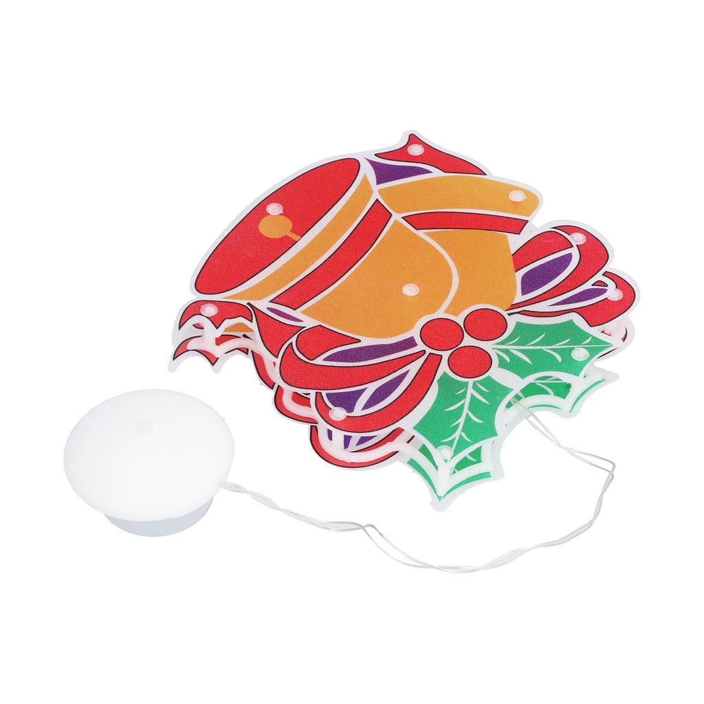 LED Weihnachtsdekorationslichter Batteriebetrieben Fensterhänge-Deko mit Saugnapf für Weihnachten