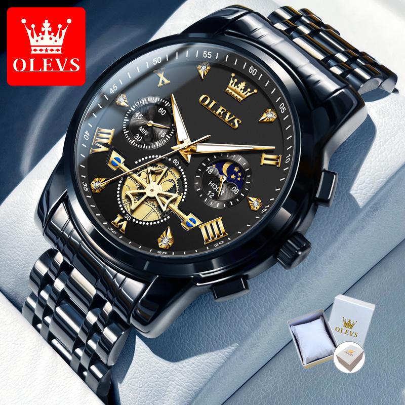 

Новые лучшие мужские часы Водонепроницаемые кварцевые мужские часы Menyun black