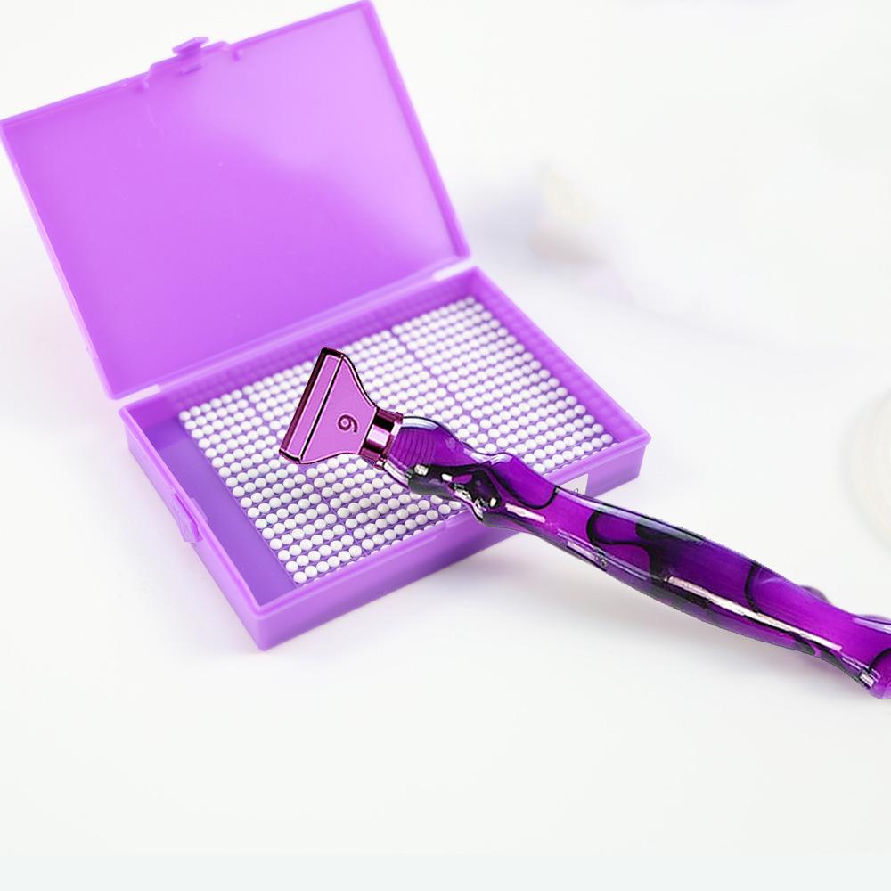5D Diamond Art Pens Tools Diamond Painting Accessories Kits with Screw Purple Metal Tip Roller Diamond Painting Bead Dot Pens