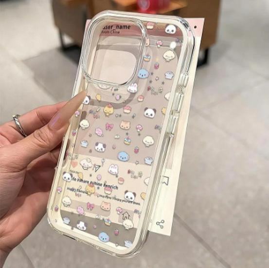 

Graffiti Small Animals 2-in-1 Soft Case for Apple 17 Pro Max, Compatible with 13, 14, 15, 16, 13 Pro & 11 iPhone 16 Pro Max
