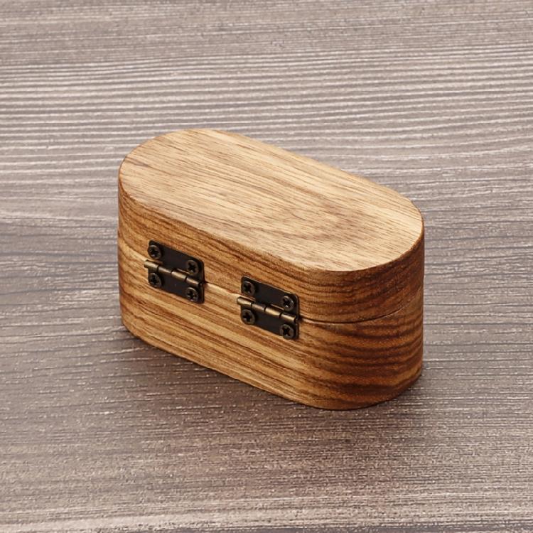 Tragbarer Gitarrenplektrum-Box-Halter mit 5 Gitarrenplektren Holz Gitarrenplektrum-Aufbewahrungsbox Leichtgewichtige Gitarrenplektren-Koffer