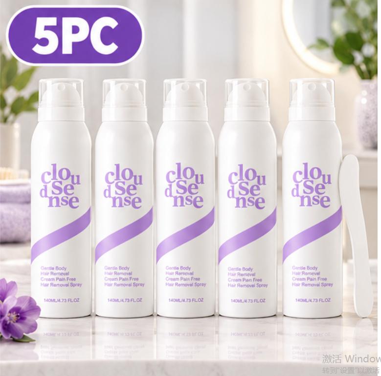 Gładki spray do depilacji, Delikatna depilacja, Produkty do depilacji całego ciała i nóg, Odpowiedni dla wszystkich typów skóry.140ml