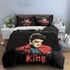 The King Vintage Artwork Bedding Duvet Cover Set Duvet Cover Pillowcases  (1*Duvet Cover 2*Pillowcases, Without Duvet Insert)