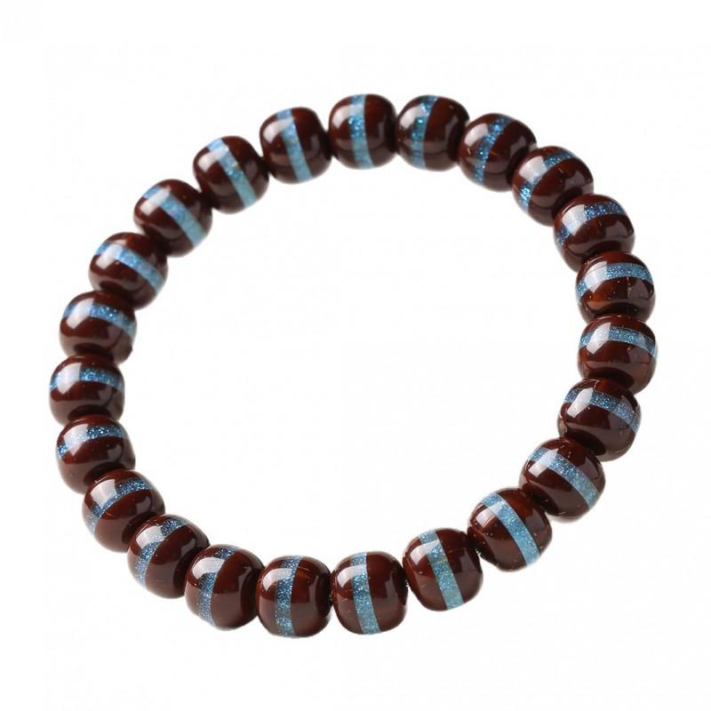 High Quality Gold Rat Bodhi Bracelet Natural Polished Carved Bucket Bead Men Women Jewelry