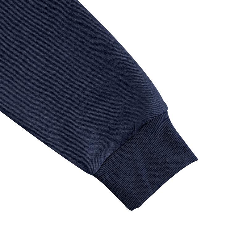 Hanorac american nou, vintage, brodat, cu jumătate de fantă, pentru bărbați, mărime mare, cu mânecă lungă, hanorac