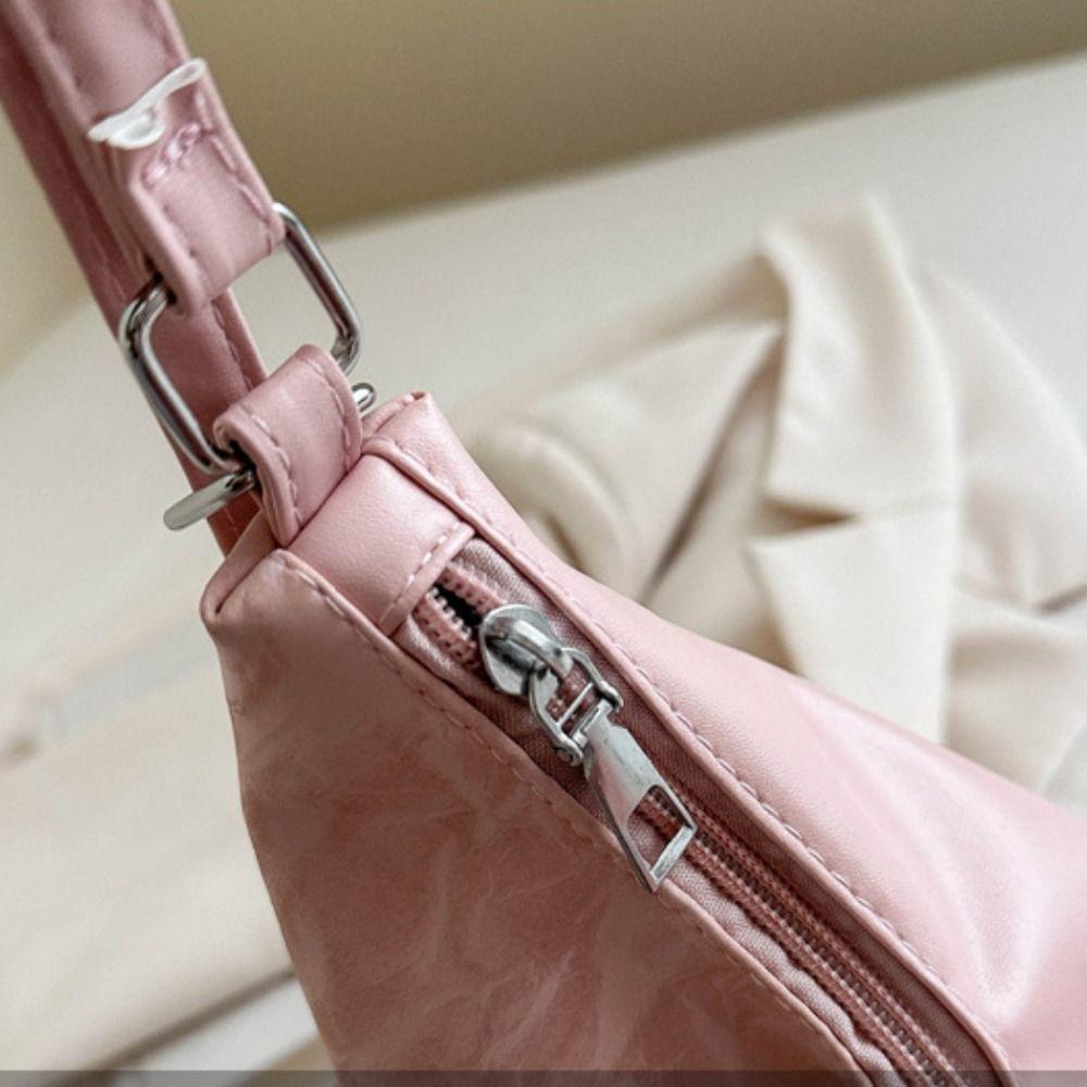 Tote Bag Solid Color Shoulder Bag Brown Retro Crossbody Bag Elegant Butterfly PU Backpack  Students