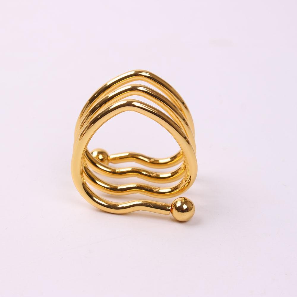 6 Pieces Gold/Silver Hotel Napkin Holder Electroplated Table Towel Holder  Banquet