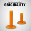 6pcs Durability Rubber Golf Tees Long Golf Tees Colorful Multicolor Tees Indoor Outdoor Training Accessories