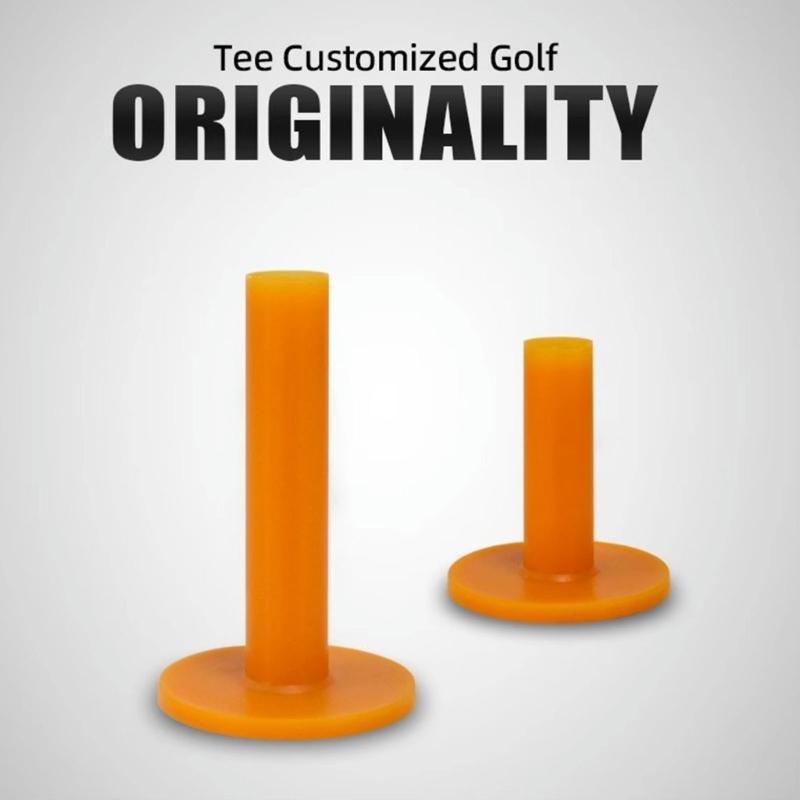 6pcs Durability Rubber Golf Tees Long Golf Tees Colorful Multicolor Tees Indoor Outdoor Training Accessories