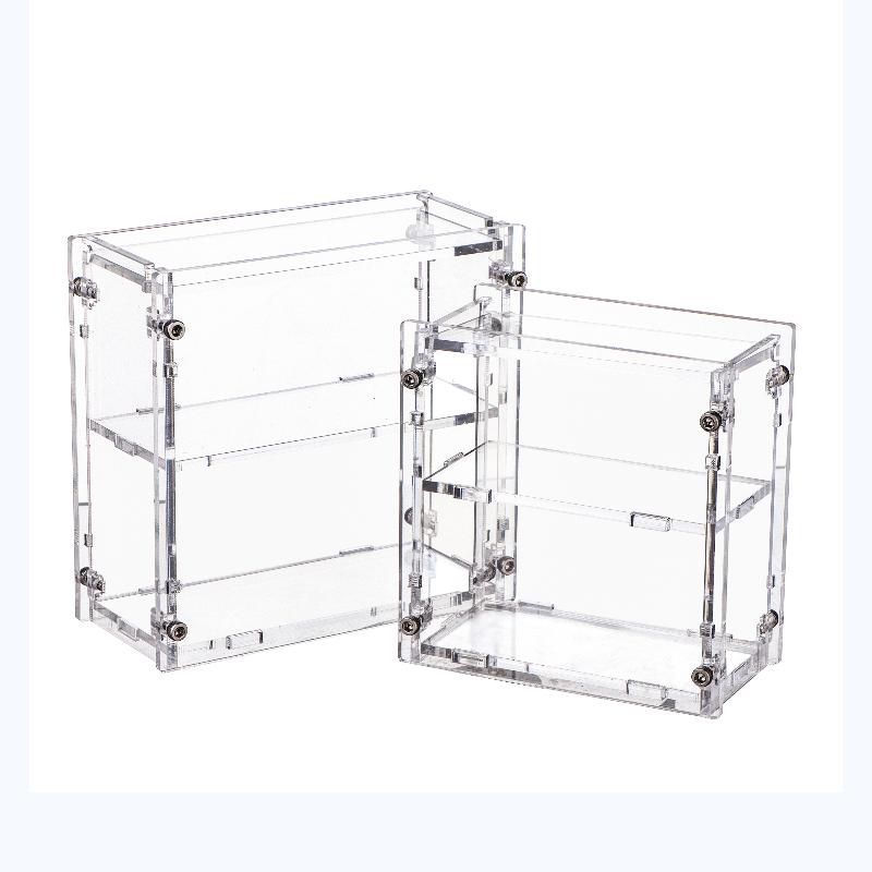 1 Set Acrylic Dust-Proof Showcase & Storage Organizer Box 1/64 Diecast Model Car Display Case With Cover For Minigt Tomica