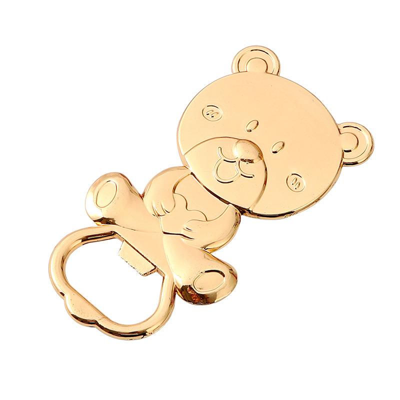 

Креативная металлическая мультяшная открывалка для бутылок в виде медведя, портативная открывалка для пивных банок, открывалка для винных бутылок, уличная открывалка для барбекю, кухонный инструмент