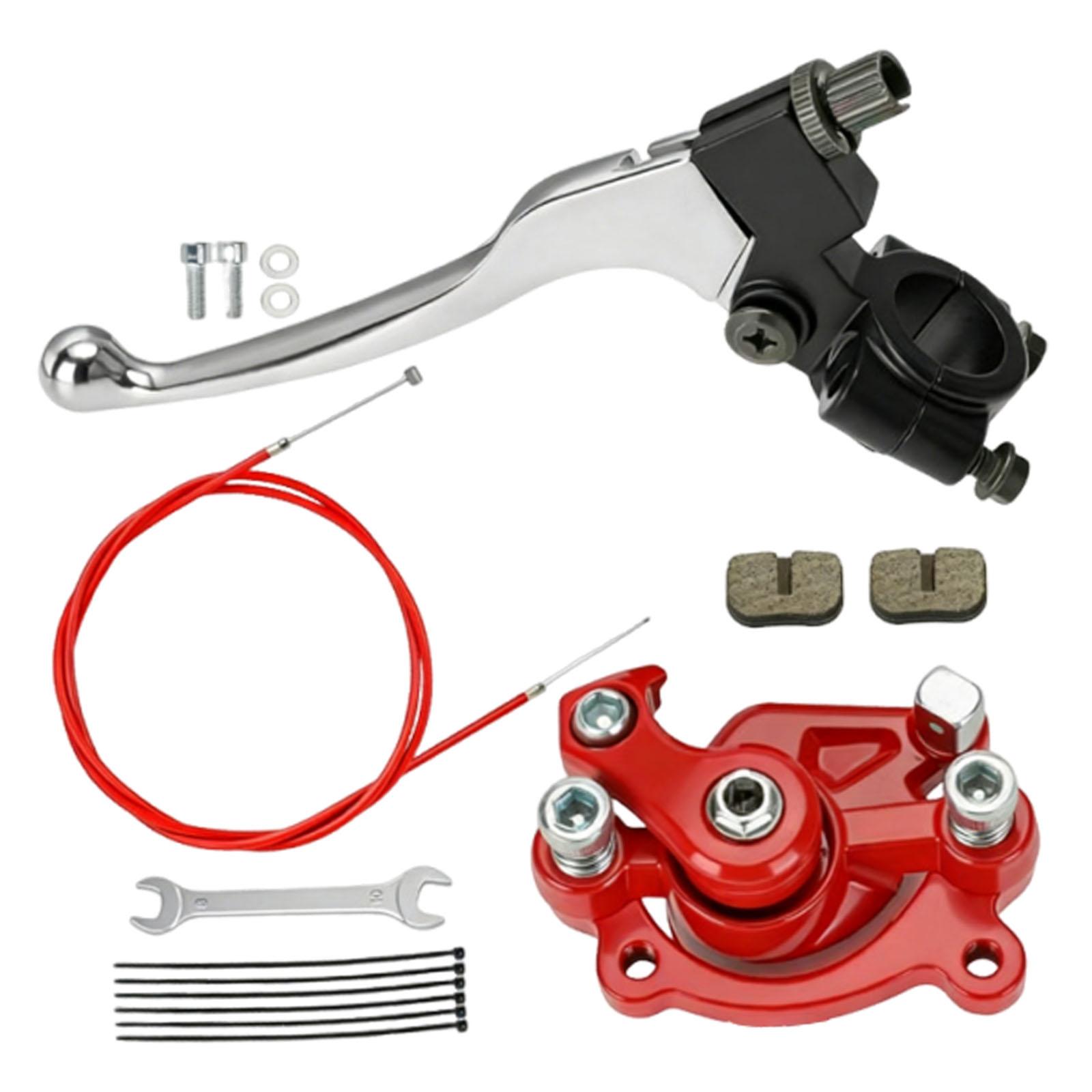 

Rust Resistant Aluminum Alloy Bike Brake Lever 7/8 Inch Handlebar Hydraulic Clutch Kit for Small Vehicle ATV красный