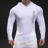 70222 New Quick-dry Ice Silk Long-sleeved Men's Casual Sports Elastic Fitness Outdoor T-shirt Top