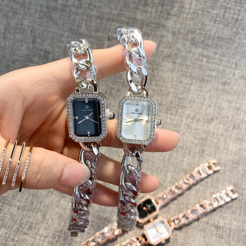 PABLO RAEZ Mode Luxus Uhr 100% Stahl Frauen Uhr Armbanduhr Quarz Hohe Qualität Uhren Geschenk