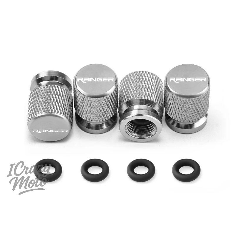 AJR1 4PCS Car Wheel Tire Valve Caps Tyre Stem Covers Airdust Waterproof For Ford Ranger Accessories