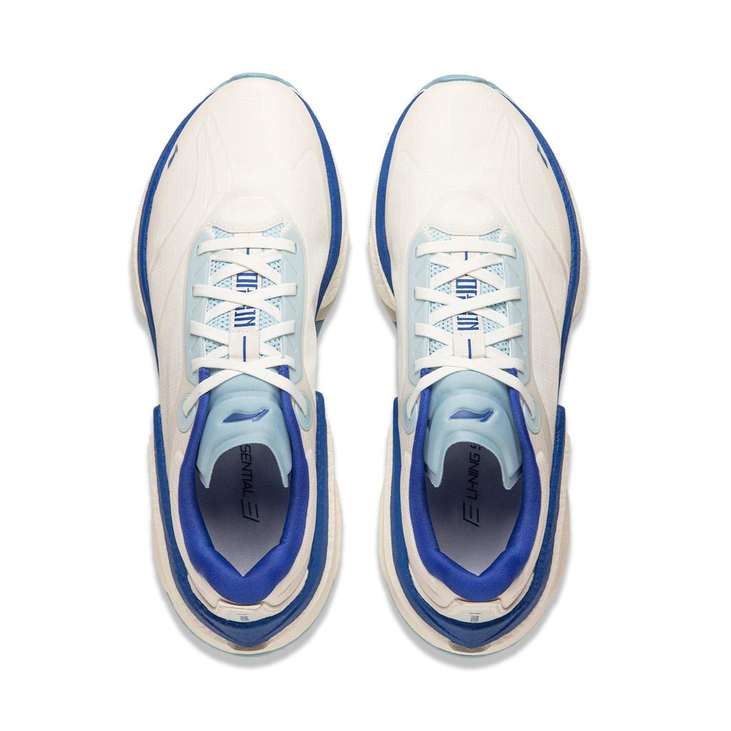 Li Ning Shadow 3 Essential Textile, TPU Cushioning Support Rebound Low Top Sprint Running Shoes Men's White ARRU007-7
