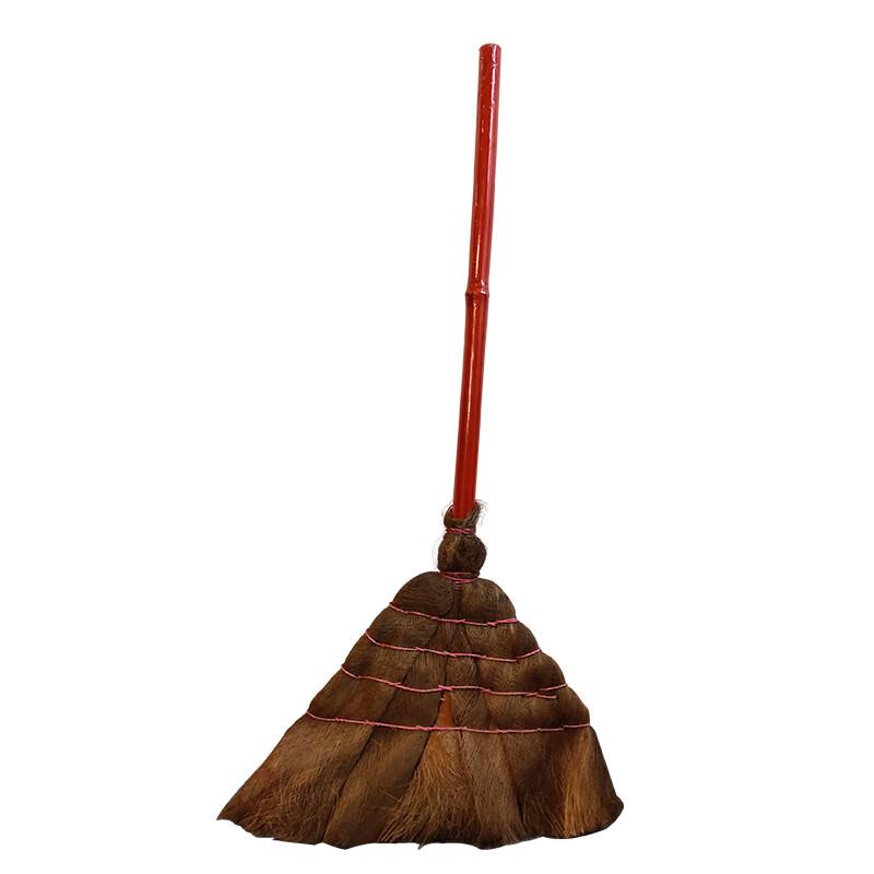 Kelibang Wooden Handle Palm Bristle Broom