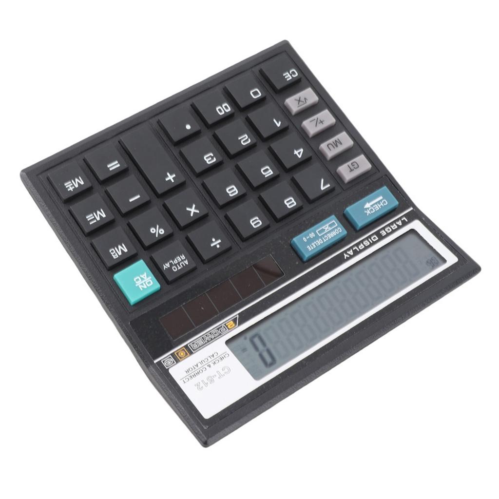 12 Bit Scientific Calculator Former Data Check Solar Calculator 12-bit Large Screen  Data Solar Scientific Calculator