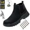 Chaussures de sécurité faciles à porter pour hommes Chaussures de travail à embout acier Chaussures de travail anti-perforation Baskets de travail protectrices pour hommes Bottes de sécurité