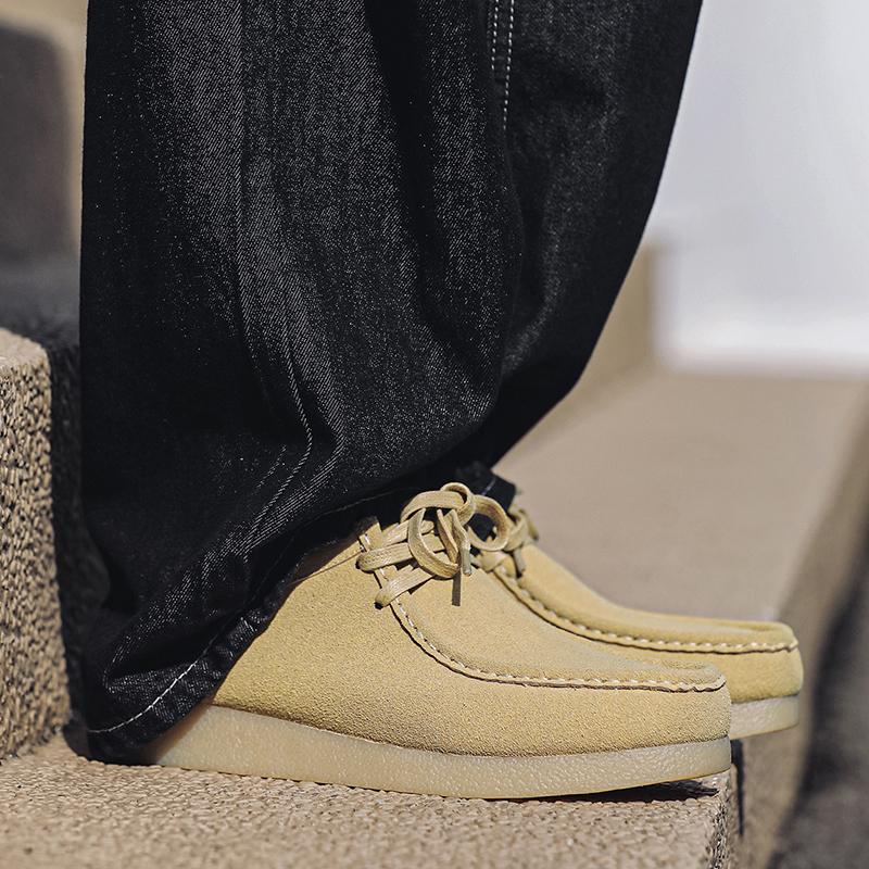 2026 Men's Casual Suede Shoes Vintage Style Lace - Up Flat Shoes Breathable Comfortable Daily Wear Shoes for Walking & Bussiness