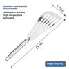 The kitchen anti-scalding frying spatula heat-resistant frying fish spatula all stainless steel spatula home outdoor cooking