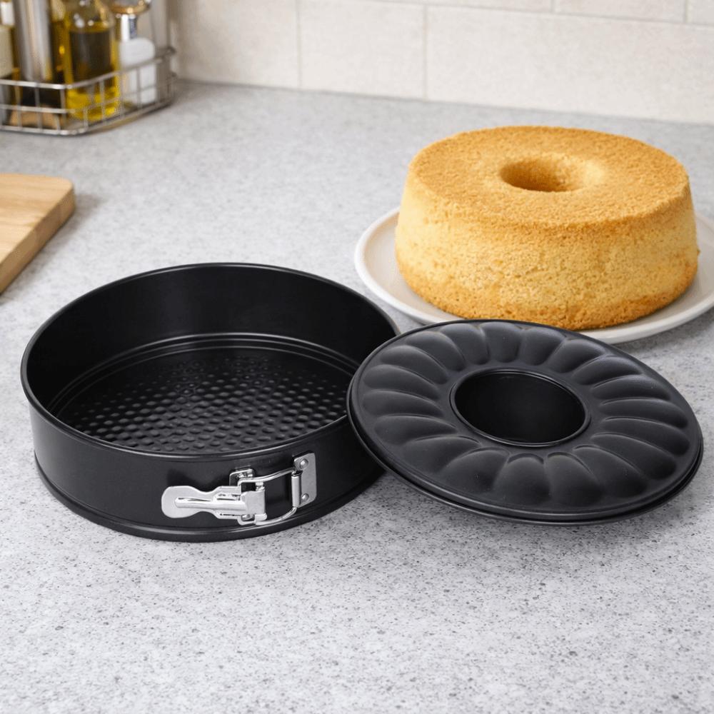 with Buckle Springform Cake Pan Detachable Bottom Cheesecake Mold 7 in Chiffon Cake Pan  Bread