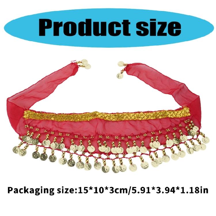 Glittering Corgy Party Belly Dance Skirt Sparkling Sequined Belly Dancing Costume Adjustable Belly Dance Dog Costume