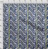 oneOone Cotton Flex Fabric Stripe & Chevron Ikat Fabric Prints By Yard 40 Inch