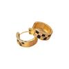 Luxury Hollow Teardrop Zircon Earrings - European & American Style, Niche Design, Women's High-End Ear Cuffs