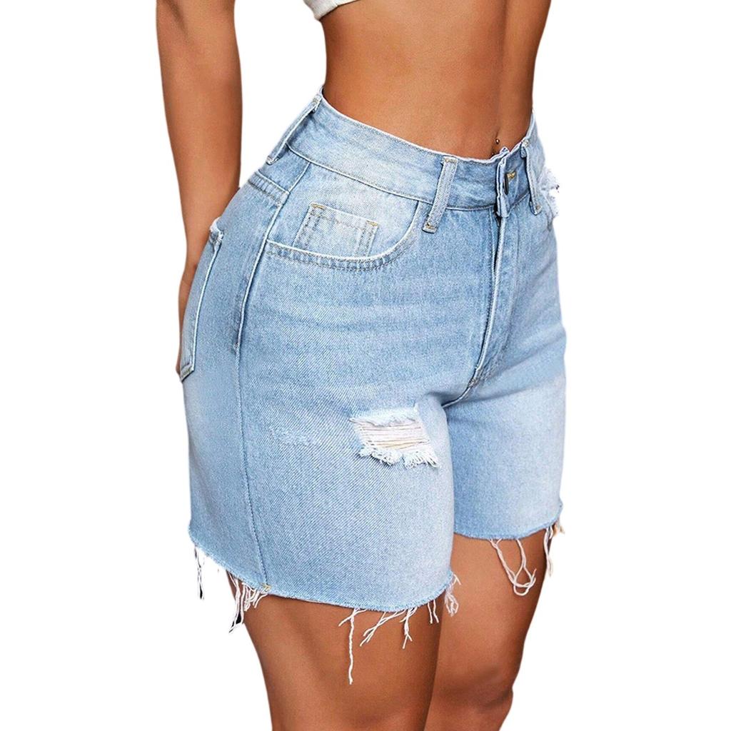 Women's Denim Classic Versatile High-waisted Fashion Shorts
